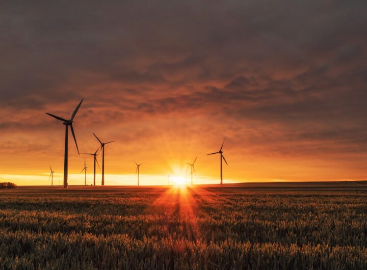 windmill on grass field during golden hour investimenti sostenibili